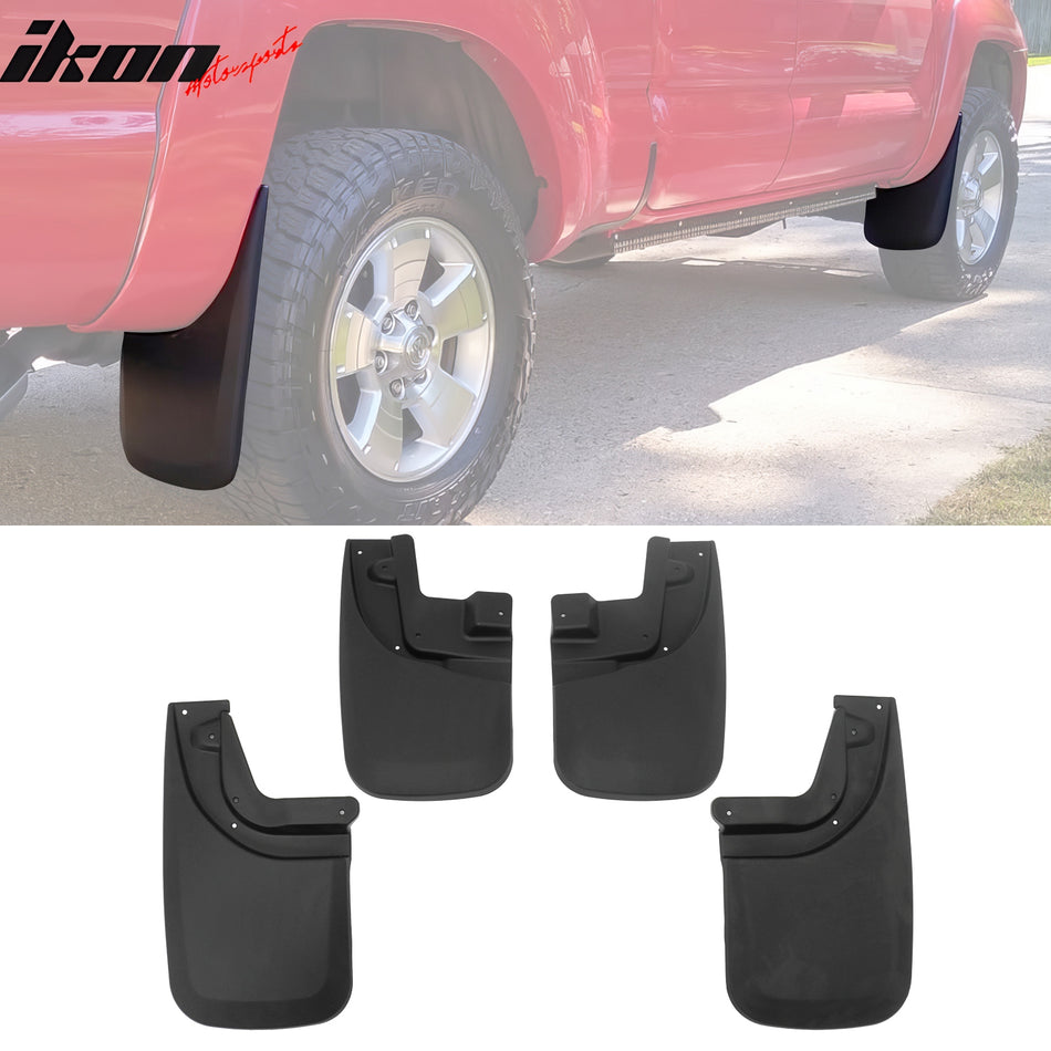 2005-2015 Toyota Tacoma W/OEM Fender Flares Mud Flaps Splash Guards PP