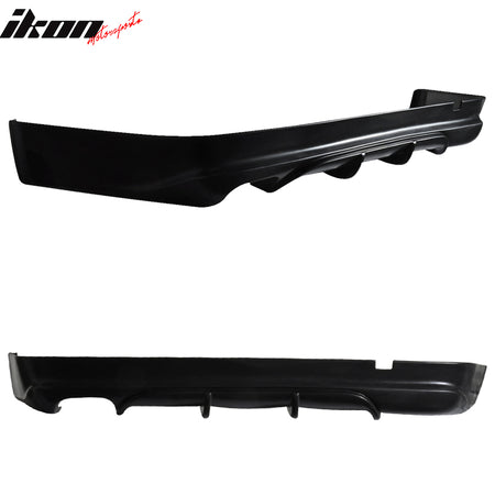 Fits 05-12 BMW E90 3-Series Sedan AC-S Style Rear Bumper Lip Spoiler Unpainted