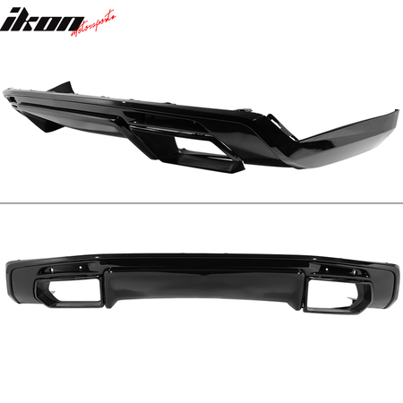 Fits 16-18 Chevy Camaro ZL1 Style Front Bumper Cover w/ OE Style Rear Diffuser