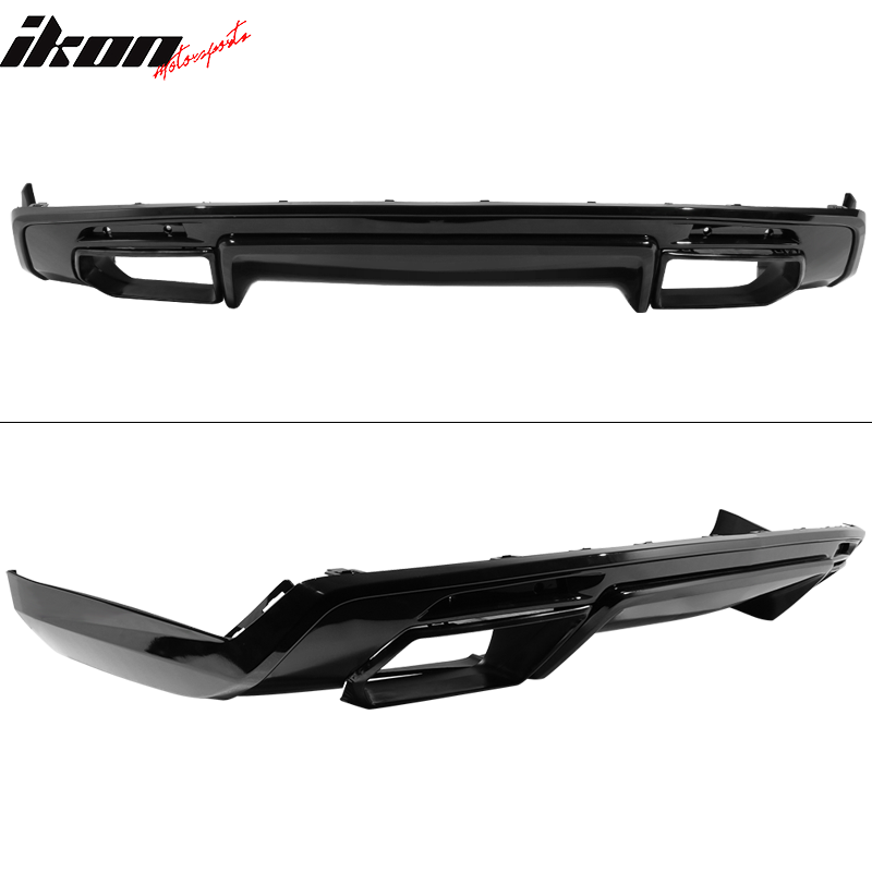 Fits 16-18 Chevy Camaro ZL1 Style Front Bumper Cover w/ OE Style Rear Diffuser