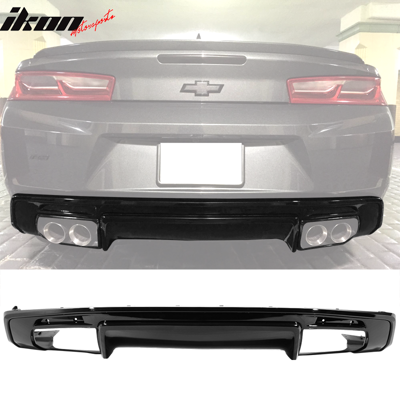 2016-2024 Chevy Camaro Unpainted PP Rear Bumper Lip Diffuser