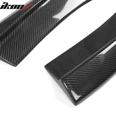 Fits 15-23 Dodge Charger Rear Bumper Side Apron Spat Valance - Carbon Fiber