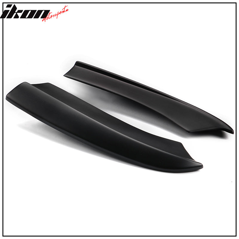 Fits 15-23 Dodge Charger SRT Rear Bumper Diffuser & 2PC Side Aprons Matte Black