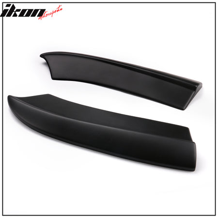 Fits 15-23 Dodge Charger SRT Rear Bumper Diffuser & 2PC Side Aprons Matte Black