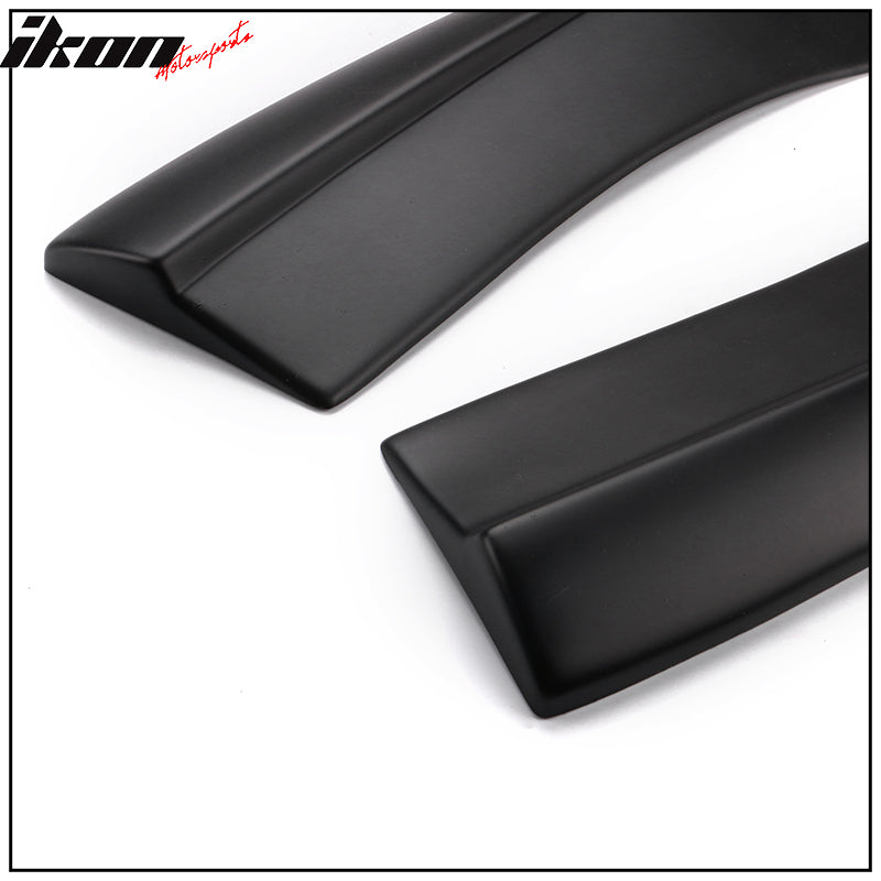 Fits 15-23 Dodge Charger SRT Rear Bumper Diffuser & 2PC Side Aprons Matte Black