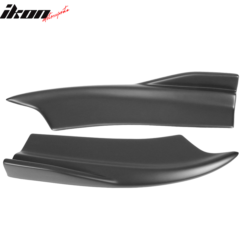 Fits 15-23 Charger SRT Rear Diffuser V2 Side Valance Lip W/ Clear LED Brake Lamp