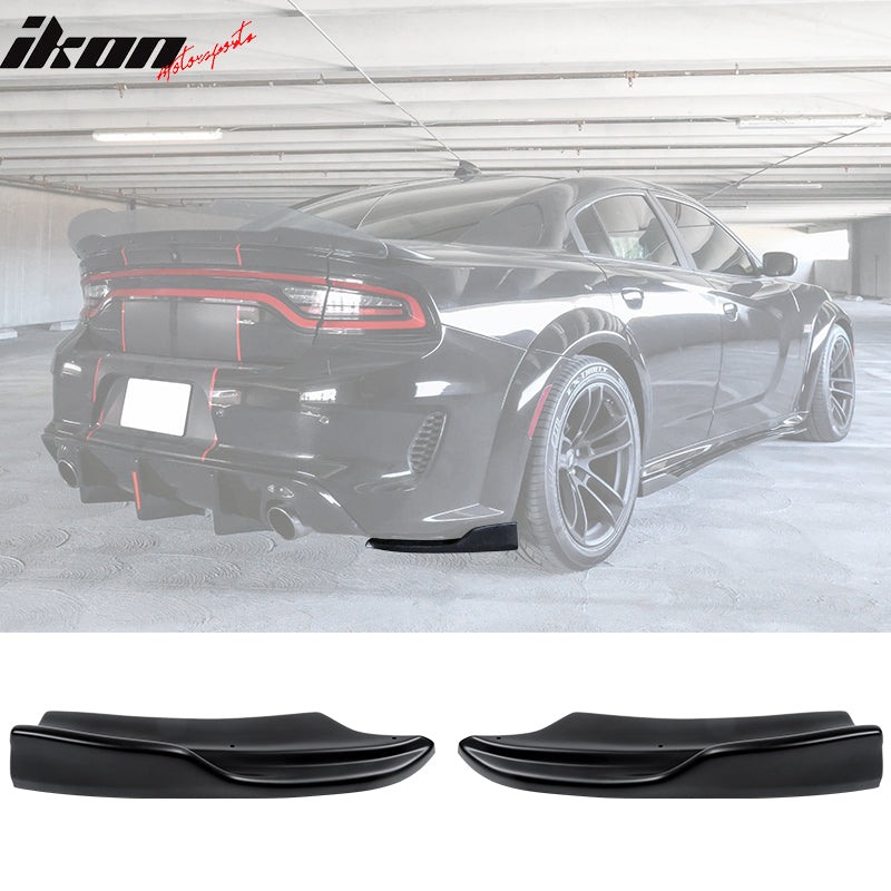 IKON MOTORSPORTS, Rear Bumper Side Apron Compatible With 2020-2023 ...