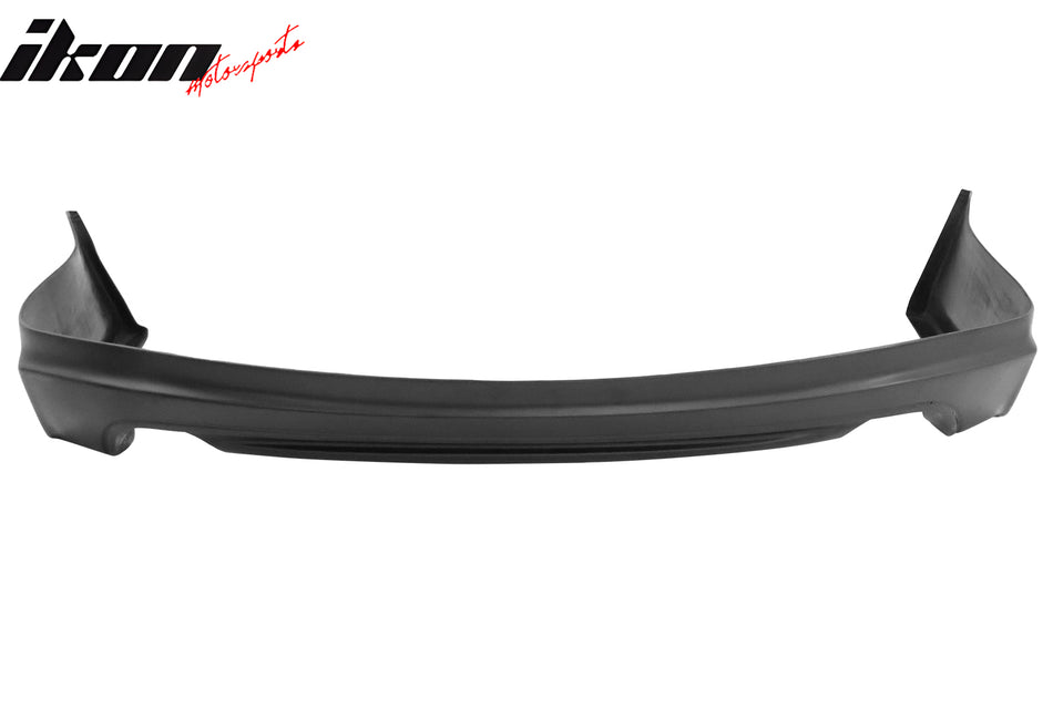 Rear Bumper Lip Compatible With 2008-2010 Honda Accord, PU Black Rear Lip Spoiler Splitter by IKON MOTORSPORTS, 2009
