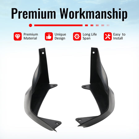 Fits 16-17 Honda Accord Sedan HFP Style Rear Bumper Lip Spoiler Side Aprons PP