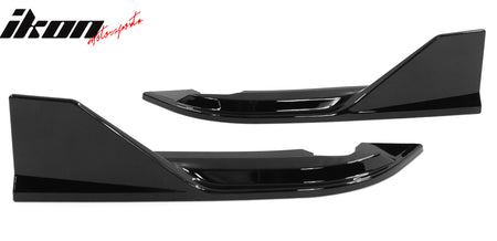 For 22-24 Honda Civic 11th FE-C Style Rear Bumper Lip Diffuser Apron Gloss Black