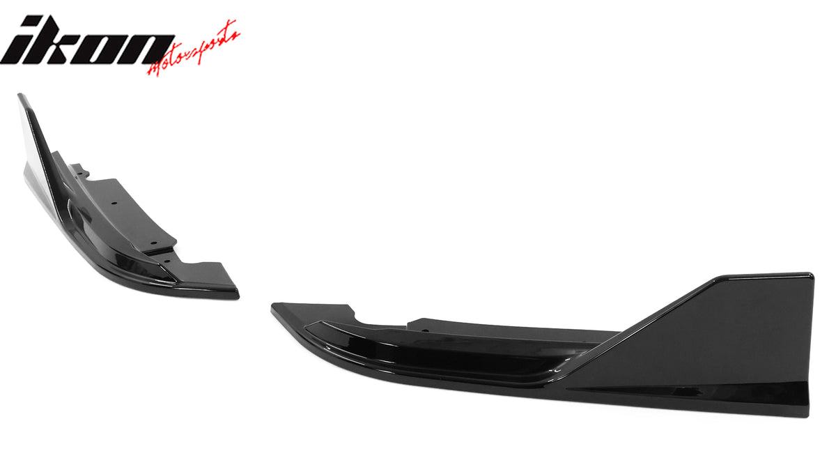 Fits 19-23 BMW G20 M Sport Bumper M-Performance Side Skirt Black 2PC - ABS