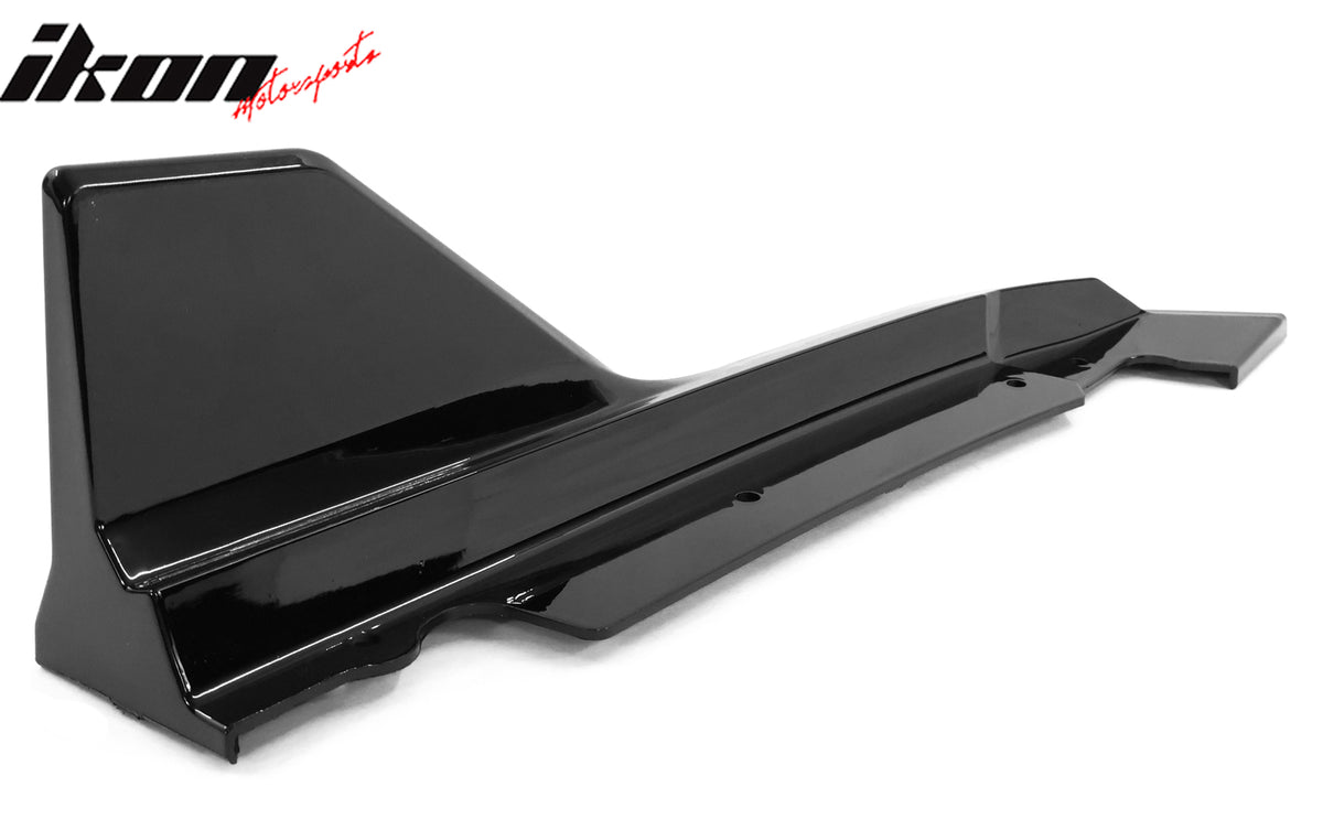 Fits 19-23 BMW G20 M Sport Bumper M-Performance Side Skirt Black 2PC - ABS