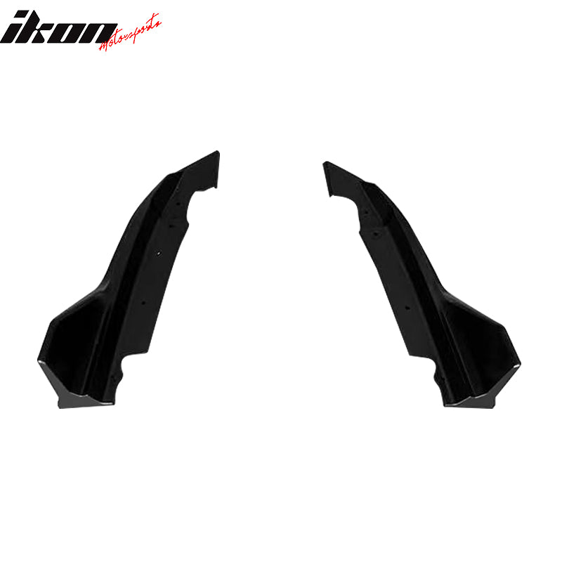 Fits 22-26 Honda Civic 11th FE-C Style Rear Bumper Lip Corner Aprons