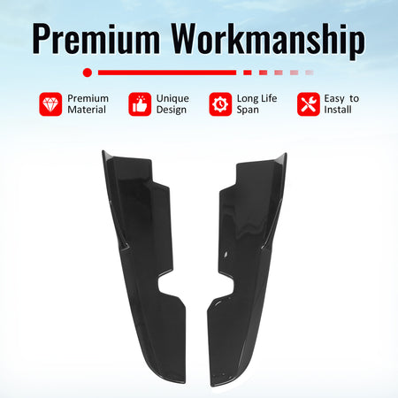 For 24-26 Hyundai Elantra N Line Gloss Black IKON Rear Bumper Side Corner Aprons