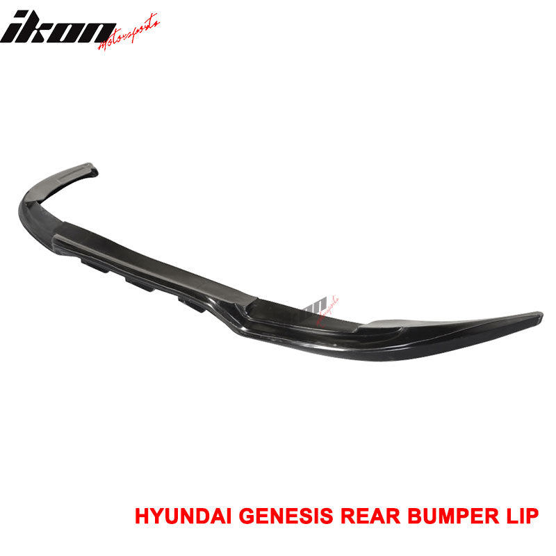 Fits 10-16 Hyundai Genesis Coupe Sport Style Rear Bumper Lip Diffuser Spoiler PU