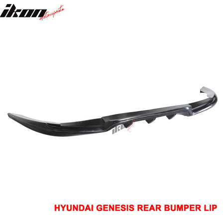 Fits 10-16 Hyundai Genesis Coupe Sport Style Rear Bumper Lip Diffuser Spoiler PU