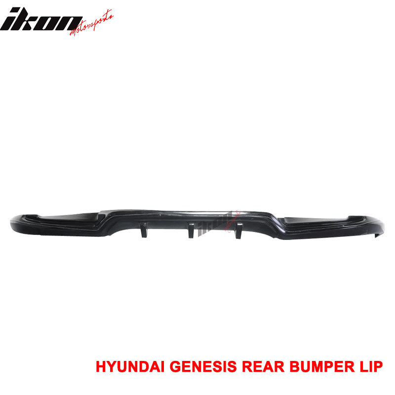 Fits 10-16 Hyundai Genesis Coupe Sport Style Rear Bumper Lip Diffuser Spoiler PU