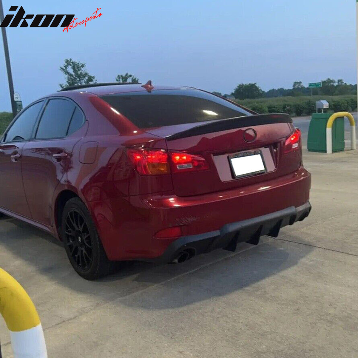 Fits 06-13 Lexus IS250 IS350 DMR Style Rear Bumper Lip Diffuser Body Kit - PP