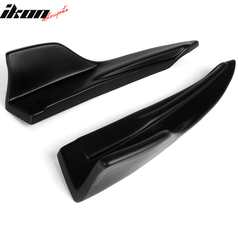 Fits 14-16 Lexus IS F Sport Rear Diffuser + Bumper Apron Splitter PP Matte Black