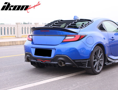 Fit 22-24 Subaru BRZ Toyota GR86 JDM 2PC Rear Bumper Apron PP