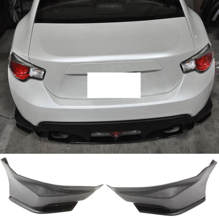 Bumper Splitter Compatible With 2013-2016 Scion FR-S&2013-2020 Subaru BRZ&2012-2016 Toyota 86, Aero Kit N Spec Rear Aprons Valences by IKON MOTORSPORTS, 2014 2015