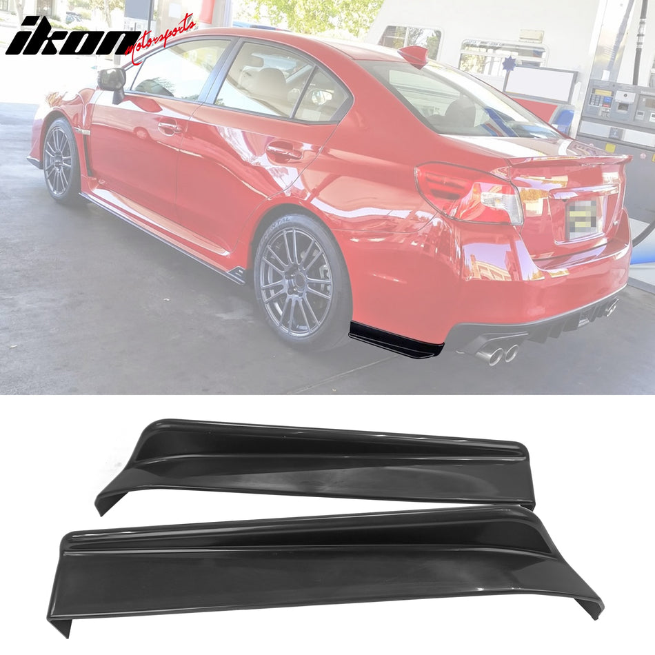 2015-2021 Subaru WRX STI VA1 VA2 Rear Bumper Lip Apron Spats Splitter