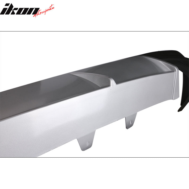 Fits 18-24 Toyota Camry XLE LE V2 Style Rear Bumper Lip Diffuser Valance Kit PP