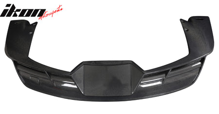 Fits 21-23 Tesla Model S 4DR Revozport Carbon Fiber Rear Bumper Lip Gloss Black