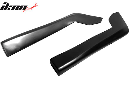 Fits 05-08 BMW E90 3-Series DT Style Rear Bumper Lip Side Corner Aprons Black PU