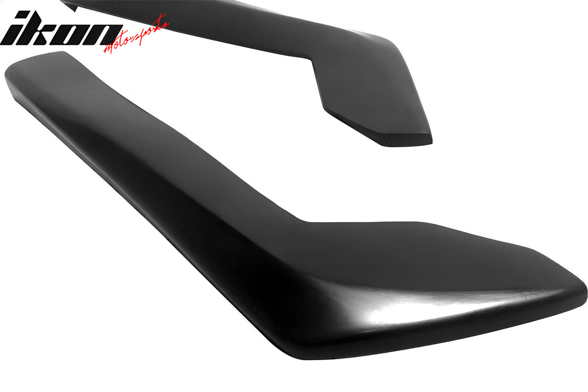 Fits 05-08 BMW E90 3-Series DT Style Rear Bumper Lip Side Corner Aprons Black PU