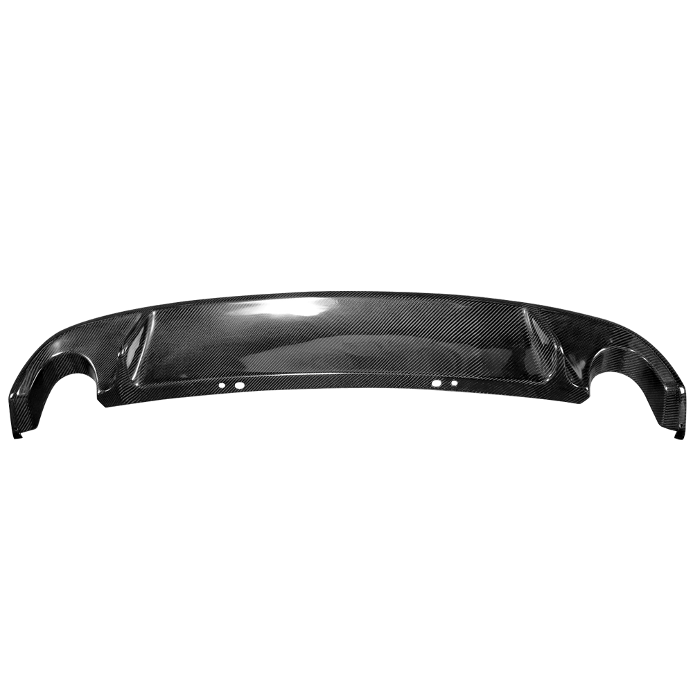 Compatible With 09-12 Volkswagen VW Golf 6 GTI Factory Style Add-On Carbon Fiber Rear Bumper Lip Spoiler Bodykit