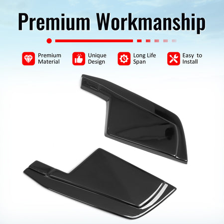 For 23-26 Nissan Z 400Z Gloss Black V Style Rear Bumper Side Corner Aprons Cap