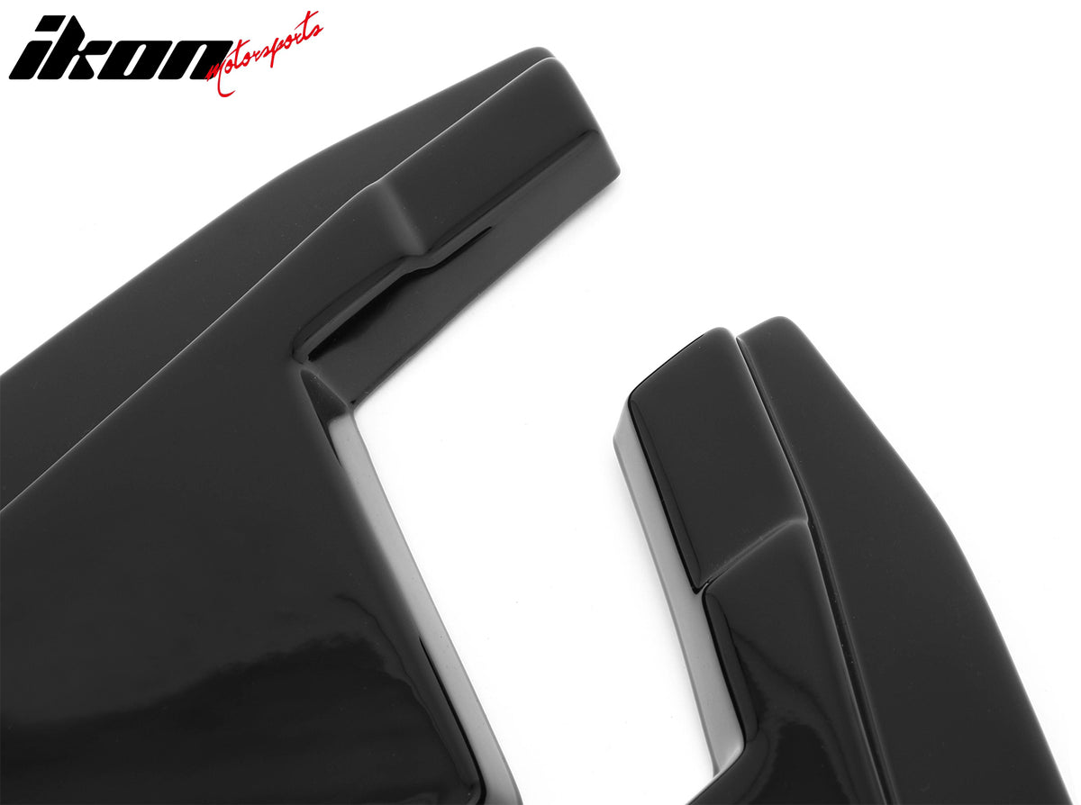 For 23-26 Nissan Z 400Z Gloss Black V Style Rear Bumper Side Corner Aprons Cap