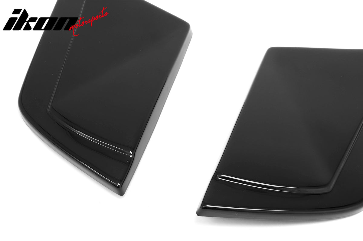 For 23-26 Nissan Z 400Z Gloss Black V Style Rear Bumper Side Corner Aprons Cap