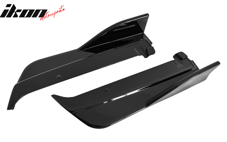 2022-2024 Subaru WRX D Style Rear Bumper Lip Aprons Gloss Black ABS