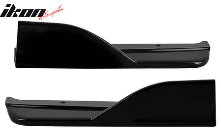 Fits 22-24 Subaru WRX Gloss Black D Style Rear Bumper Lip Side Corner Aprons Cap