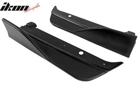 Fits 22-24 Subaru WRX Matte Black D Style Rear Bumper Lip Side Corner Aprons Cap