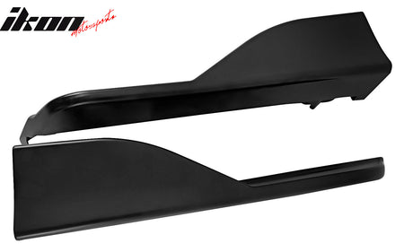 Fits 22-24 Subaru WRX Matte Black D Style Rear Bumper Lip Side Corner Aprons Cap