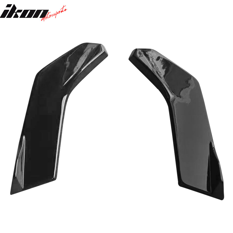 2022-2024 Toyota GR86 & Subaru BRZ IKON Rear Aprons Gloss Black ABS