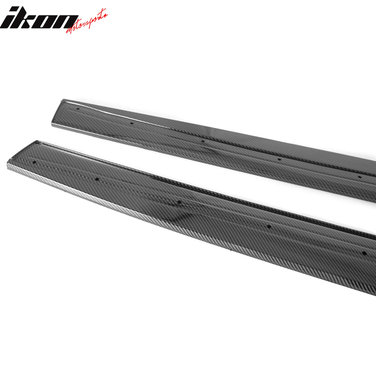 Fits 14-20 BMW 4-Series F32 F33 F36 M Sport Side Skirts ABS Carbon Fiber Print
