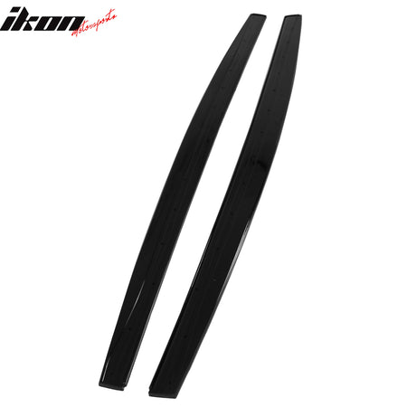 Fits 14-20 BMW 4-Series F32 F33 F36 M Sport Side Skirts Extension Gloss Black