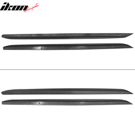 Fits 19-23 BMW G20 3 Series Sedan M Sport 2PCS Side Skirts ABS Matte Black