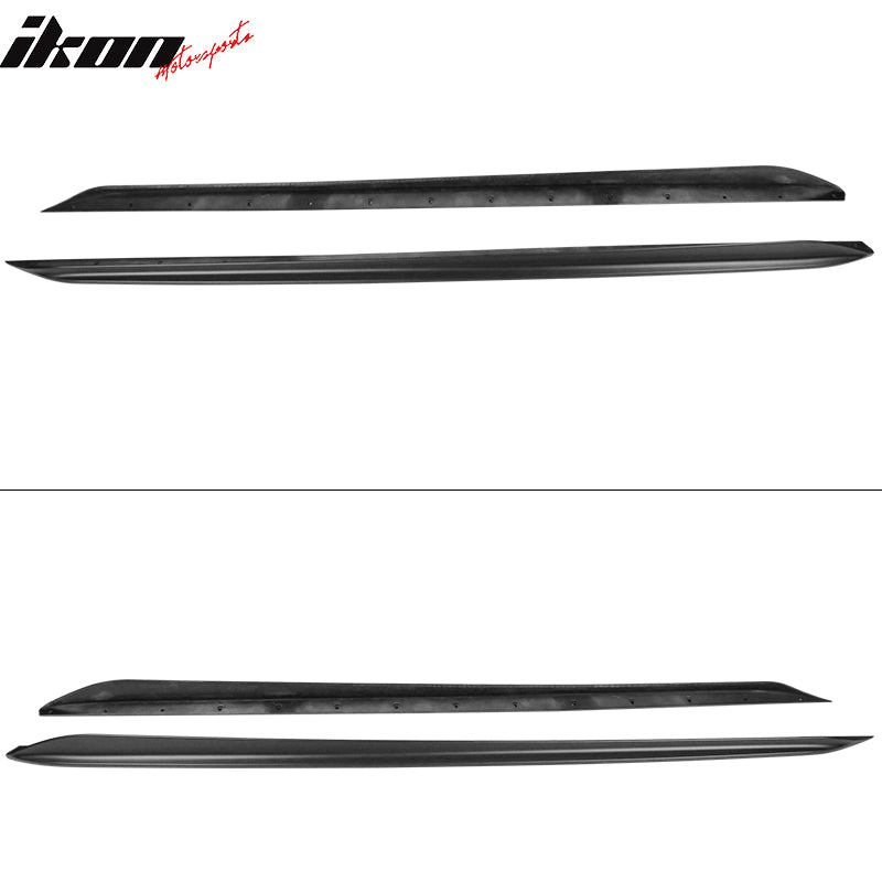 Fits 19-23 BMW G20 3 Series Sedan M Sport 2PCS Side Skirts ABS Matte Black