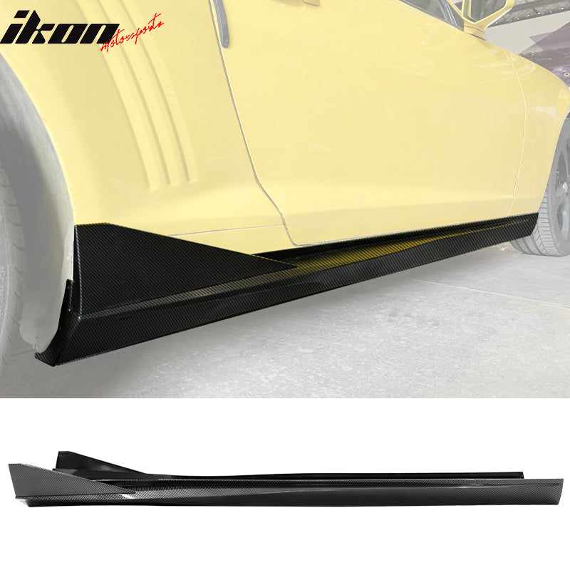 IKON MOTORSPORTS, Side Skirts Compatible With 2010-2015 Chevrolet ...