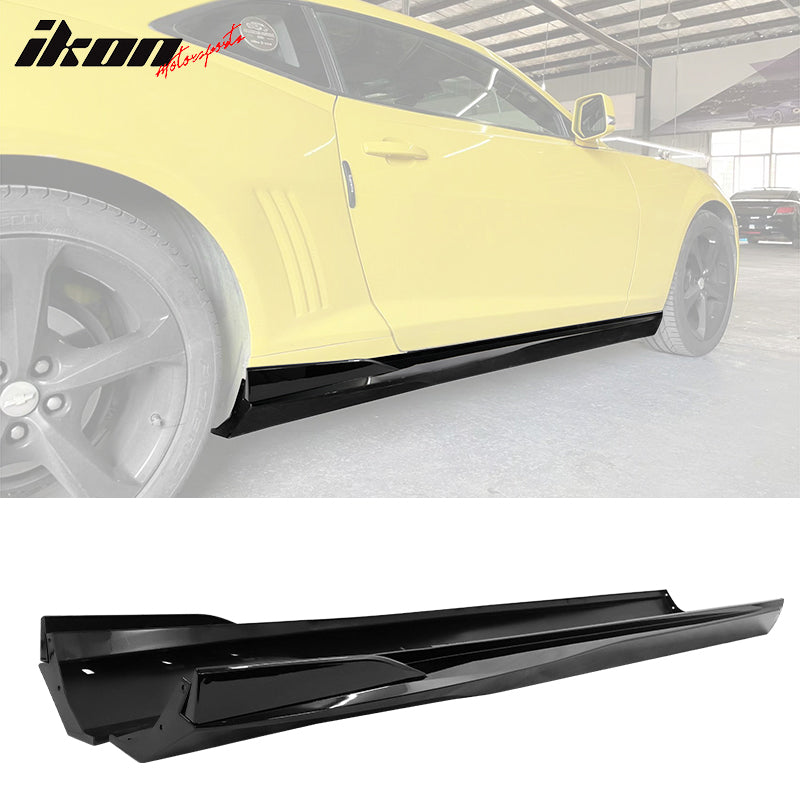 IKON MOTORSPORTS, Side Skirts Compatible With 2010-2015 Chevrolet ...