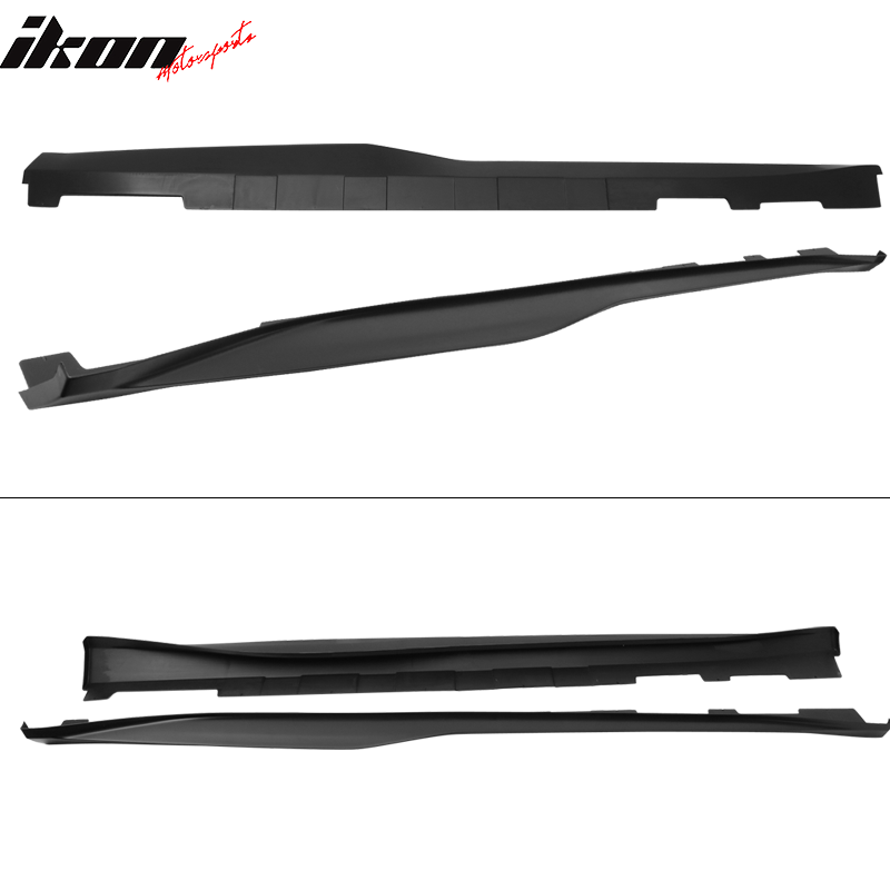 Fits 16-23 Chevy Camaro ZL1 Style Side Skirts Panel Extension 2PC - Carbon Fiber
