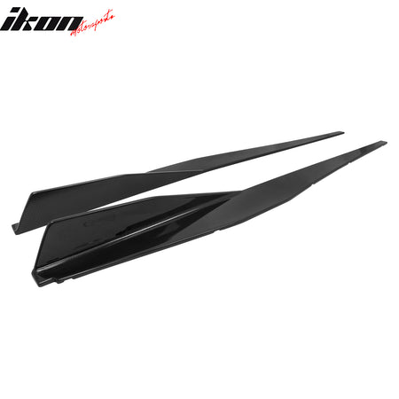 For 20-26 Chevy Corvette C8 Stingray/Z51 5VM Style Side Skirts Carbon Fiber Look