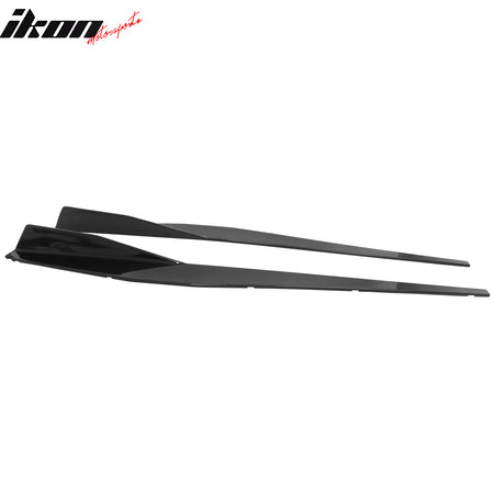 For 20-26 Chevy Corvette C8 Stingray/Z51 5VM Style Side Skirts Carbon Fiber Look