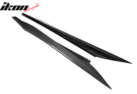 Fits 20-25 Chevy Corvette C8 Stingray/Z51 Side Skirts Carbon Fiber Rocker Panel