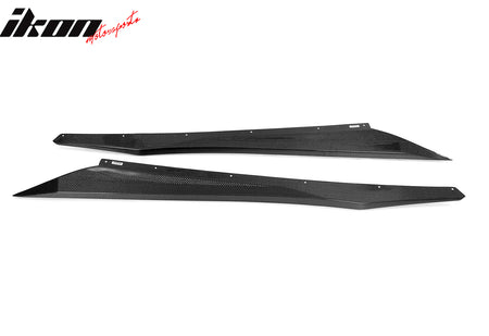 Fits 20-25 Chevy Corvette C8 Stingray/Z51 Side Skirts Carbon Fiber Rocker Panel